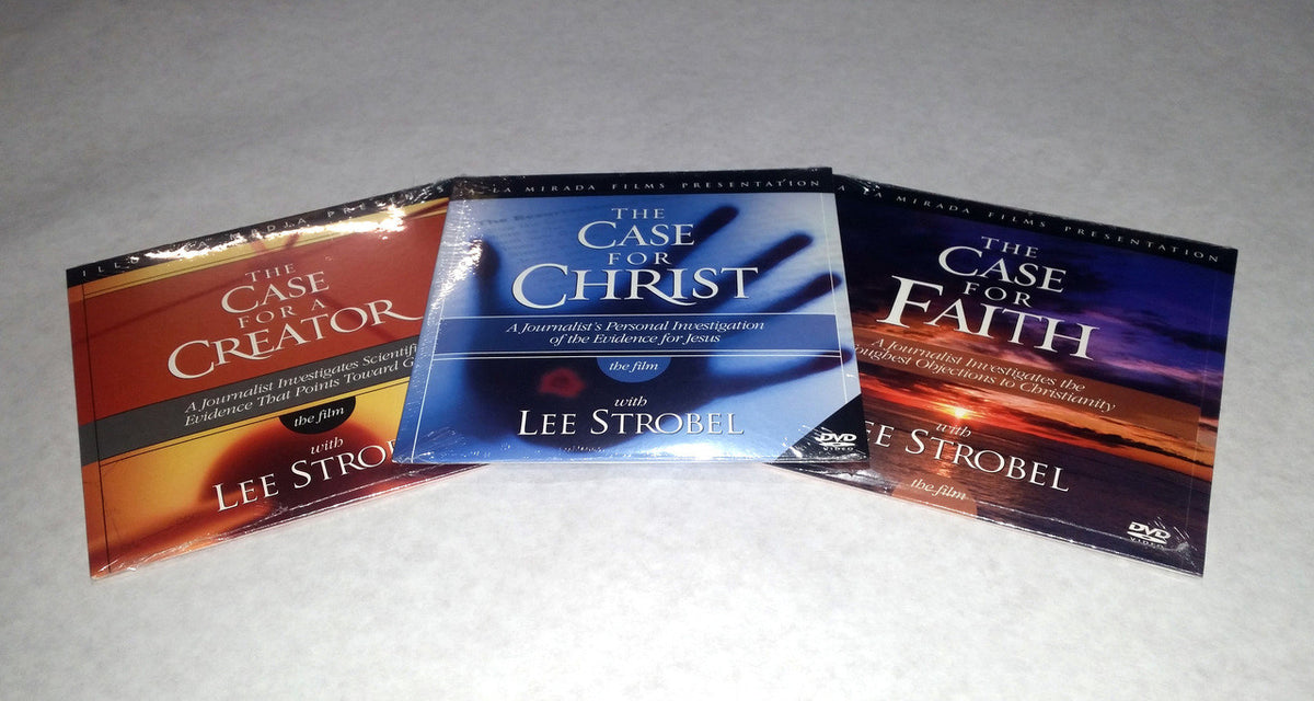 Lee Strobel Collection Ministry Give-Away DVD Set (17 Case for Christ, 16 Case for a Creator, 16 Case for Faith)