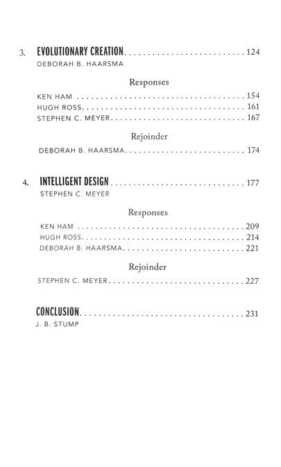 Four Views on Creation, Evolution, and Intelligent Design (Counterpoints Series) (Paperback)