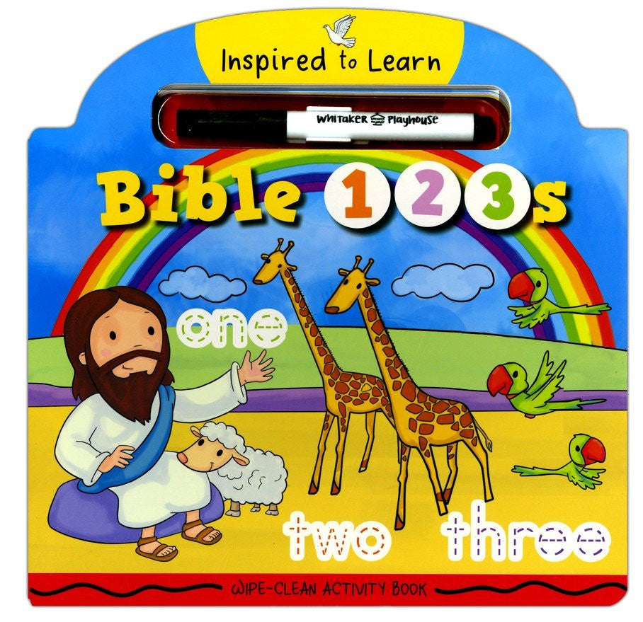 Wipe-Clean Activity Book - Bible 123s (Inspired to Learn Series) Age 2-6