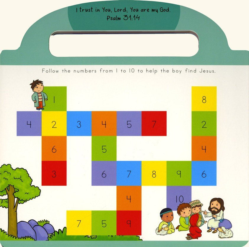 Wipe-Clean Activity Book - Bible 123s (Inspired to Learn Series) Age 2-6