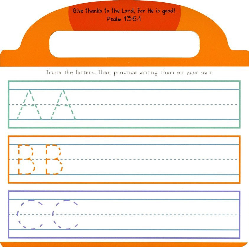 Wipe-Clean Activity Book - Bible ABCs (Inspired to Learn Series) Age 2-6