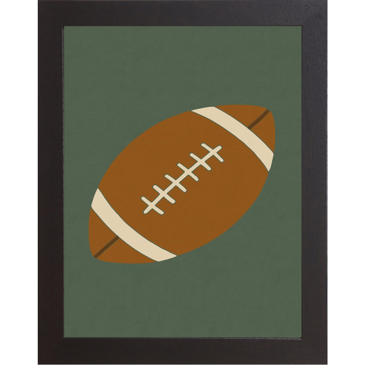 Football Wall Art – Minimalist Football Decor for Boys Room, Sports Nursery or Football Lovers – SB215