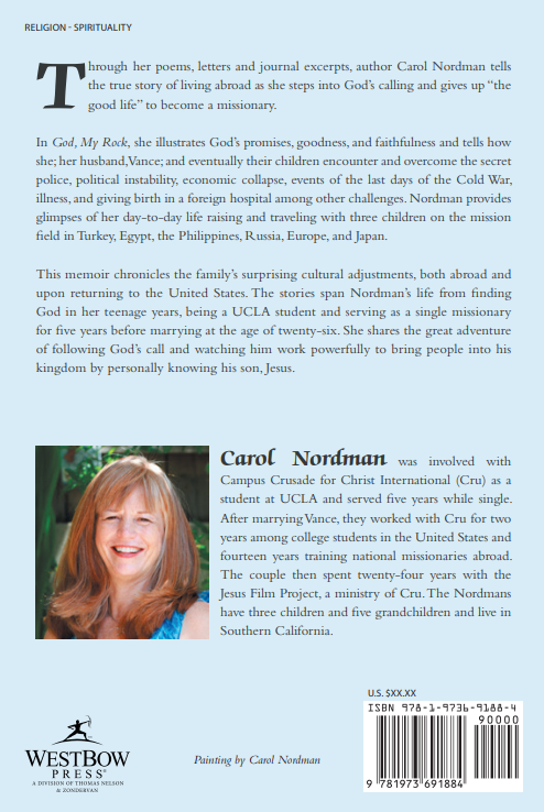 God, My Rock: Faith Adventures of a Missionary Mom Hardback Book