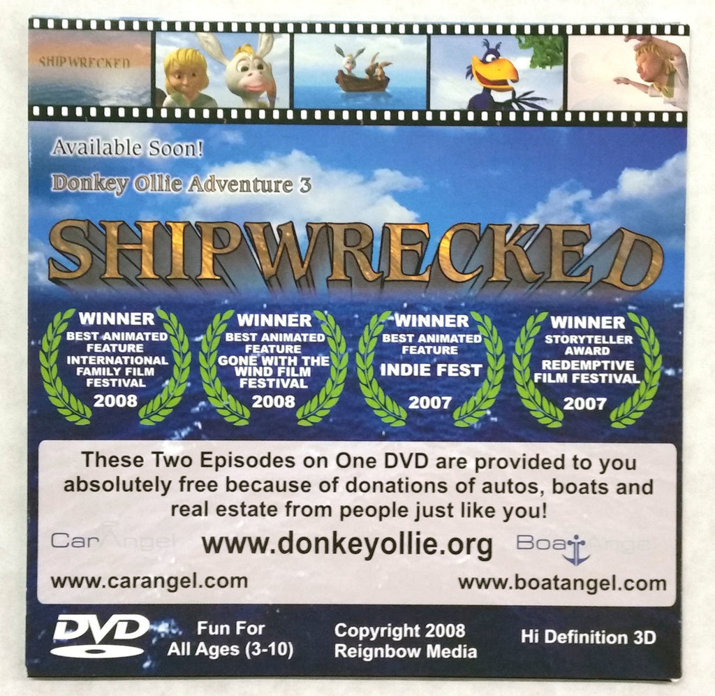 50 Adventures of Donkey Ollie Ministry Give-Away DVDs