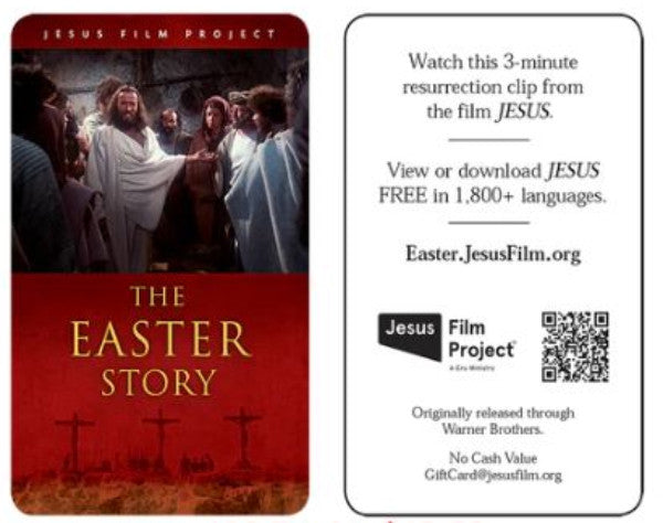 EASTER SPECIAL --- 10 God Of Wonders + 10 Case for Christ +10 Jesus films + 25 Free Easter Gift cards