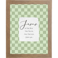 Jesus Is The Way The Truth And The Life Wall Art – John 14:6 Sage Green Christian Decor (SB235)