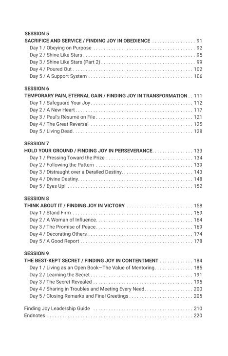 Finding Joy: A Study for Joy Thirsty Women
