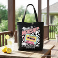 Made to Worship Christian Retro Tote Bag, Psalm 150:6 Bible Verse Gift Shopper