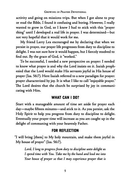 Growing In Prayer Devotional: A 100-Day Journey By: Mike Bickle (Paperbook)