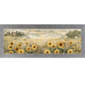 Tuscan Sunflower Field Wall Art – Italian Countryside Floral Wide Landscape Decor (SB921)