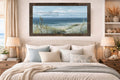 He Leads Me By Still Waters Wall Art – Psalm 23 Coastal Scripture Wide Landscape Decor (SB757)