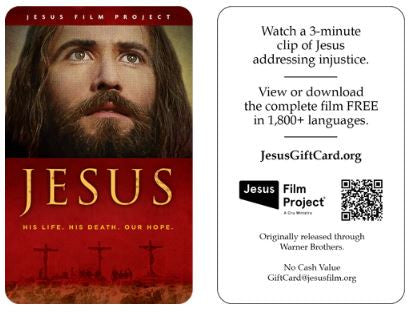 God, My Rock: Faith Adventures of a Missionary Mom Hardback Book PLUS BONUS --JESUS FILM AND 5  JESUS FILM GIFT CARDS