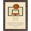 Isaiah 40:31 Basketball Hoop Wall Art – Christian Basketball Decor for Boys Room (SB210)