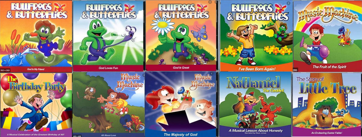 10 -  BULLFROGS AND MUSIC MACHINE CDS