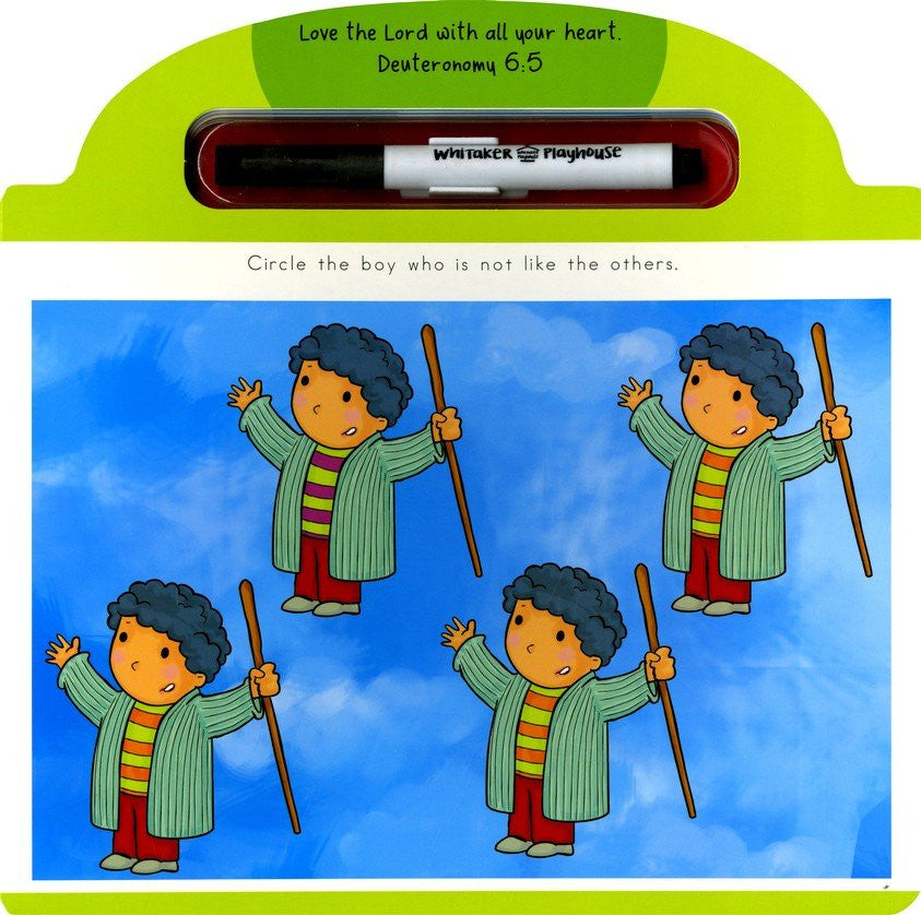 Wipe-Clean Activity Book - Noahs Animals (Inspired to Learn Series) Age 2-6