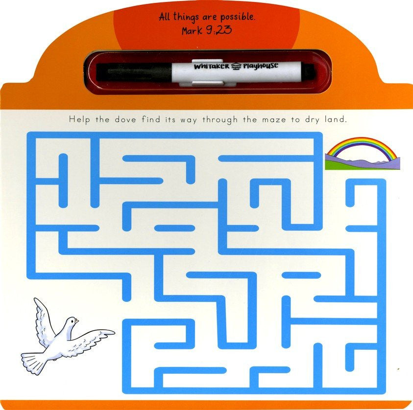 Wipe-Clean Activity Book - Noahs Animals (Inspired to Learn Series) Age 2-6
