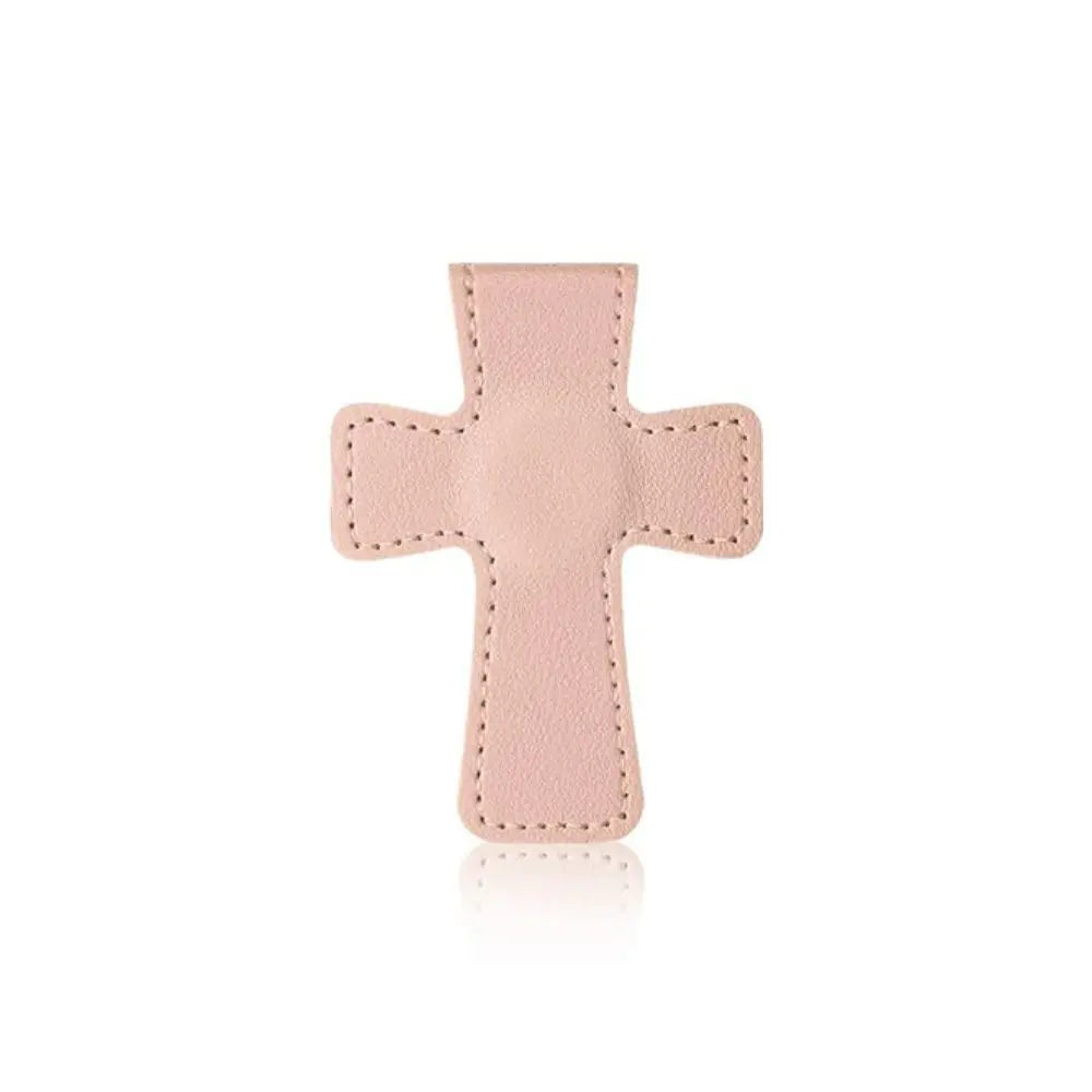 Cross Leather Magnetic Bookmark, Bookmark Page Marker Colorful Religious Cross Bookmark, Suitable for Students, Teachers, Book Lovers, Reading Supplies