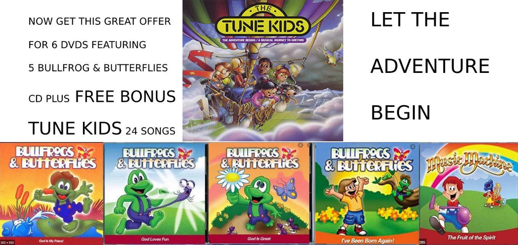 6 CD SET BULLFROGS AND TUNE KIDS