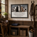 Life is a Journey Wall Art – Horse Herd Inspirational Equestrian Quote Decor (SSW6)