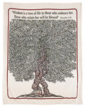 Blanket - Tree of Life (Proverbs 3:18) 60"x48"