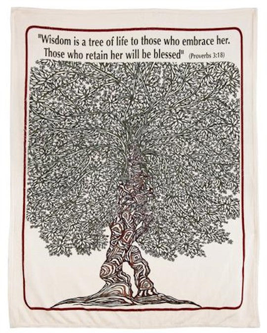 Blanket - Tree of Life (Proverbs 3:18) 60"x48"
