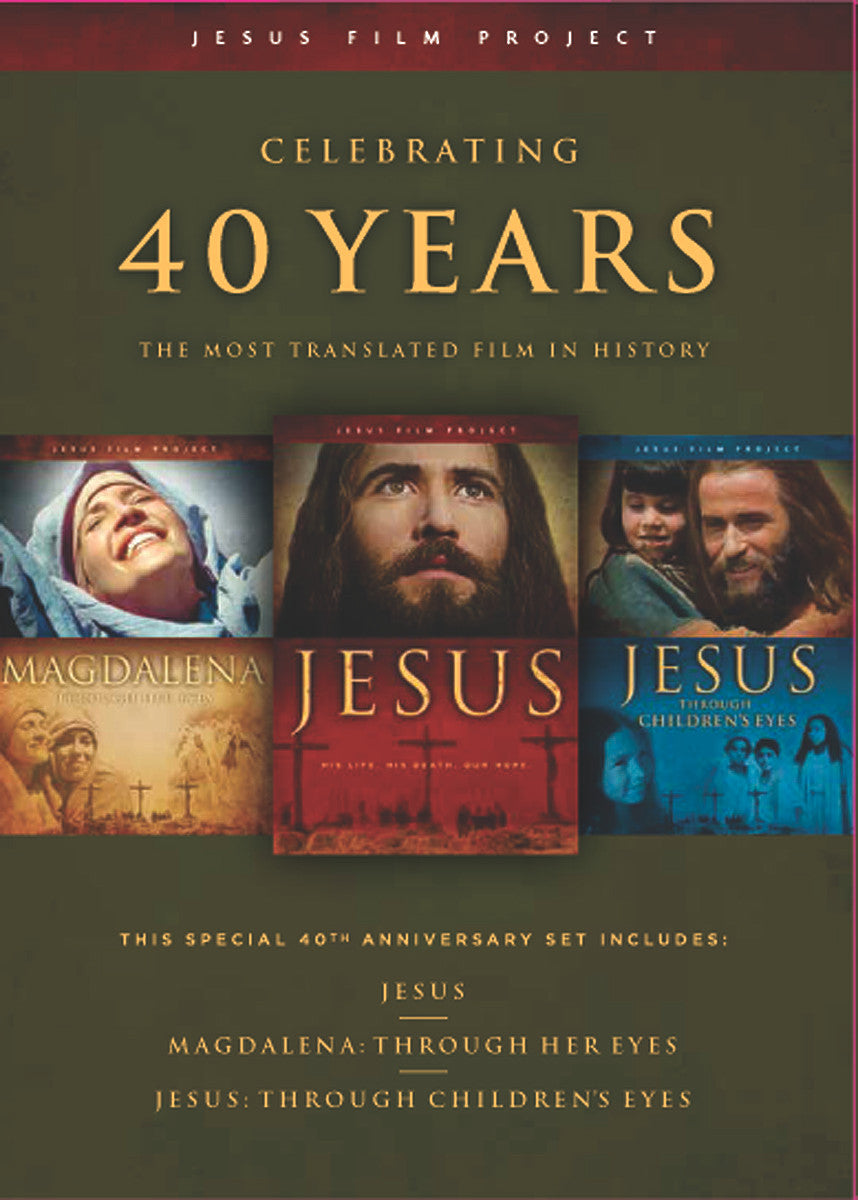 40th Anniversary Jesus Film Project 3 DVD Set