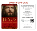 100 Spanish "JESUS" Gift Cards
