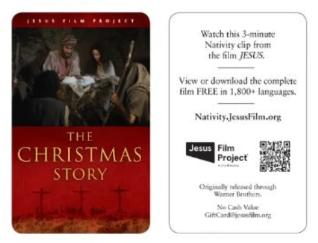CHRISTMAS STORY GIFT CARDS