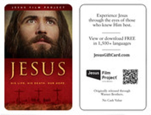 STOCK UP FOR CHRISTMAS - 200 JESUS FILM 24 LANGUAGE DVDS PLUS 100 - THE JESUS FILM STREAMING CARDS SALE