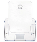 Clear Wall-Mountable Brochure Holder