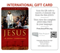 100 - International JESUS GIFT CARDS