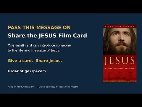 JESUS FILM STREAMING CARDS - BUY 2 GET 1 FREE